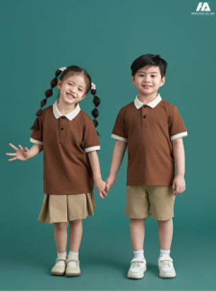 Đồng Phục Họp Lớp 15 Năm Màu Biển Nhạt Phối Vai