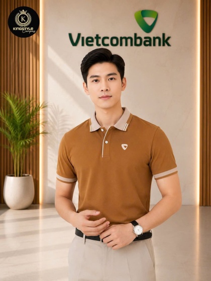 Áo Thun Đồng Phục Polo Ngân Hàng Vietcombank
