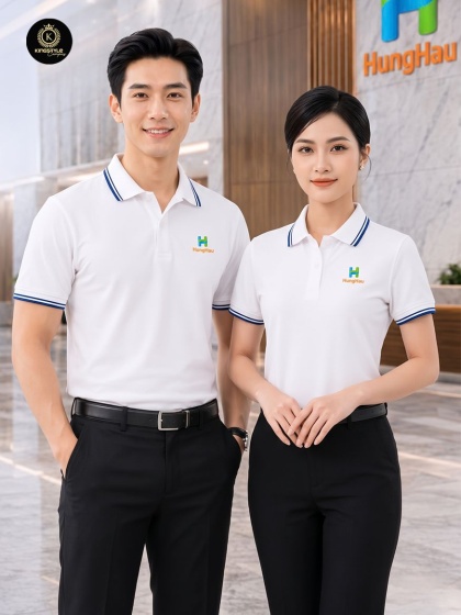 Áo đồng phục công ty Hùng Hậu