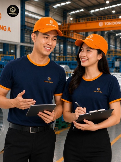 Áo đồng phục công ty Tôn Đông Á
