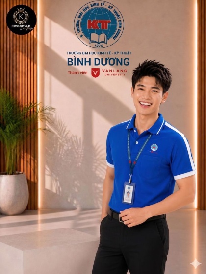 Áo polo Đồng Phục Trường Đại Học Kinh Tế Kỹ Thuật Bình Dương