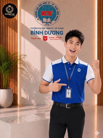 Áo polo Đồng Phục Trường Đại Học Kinh Tế Kỹ Thuật Bình Dương